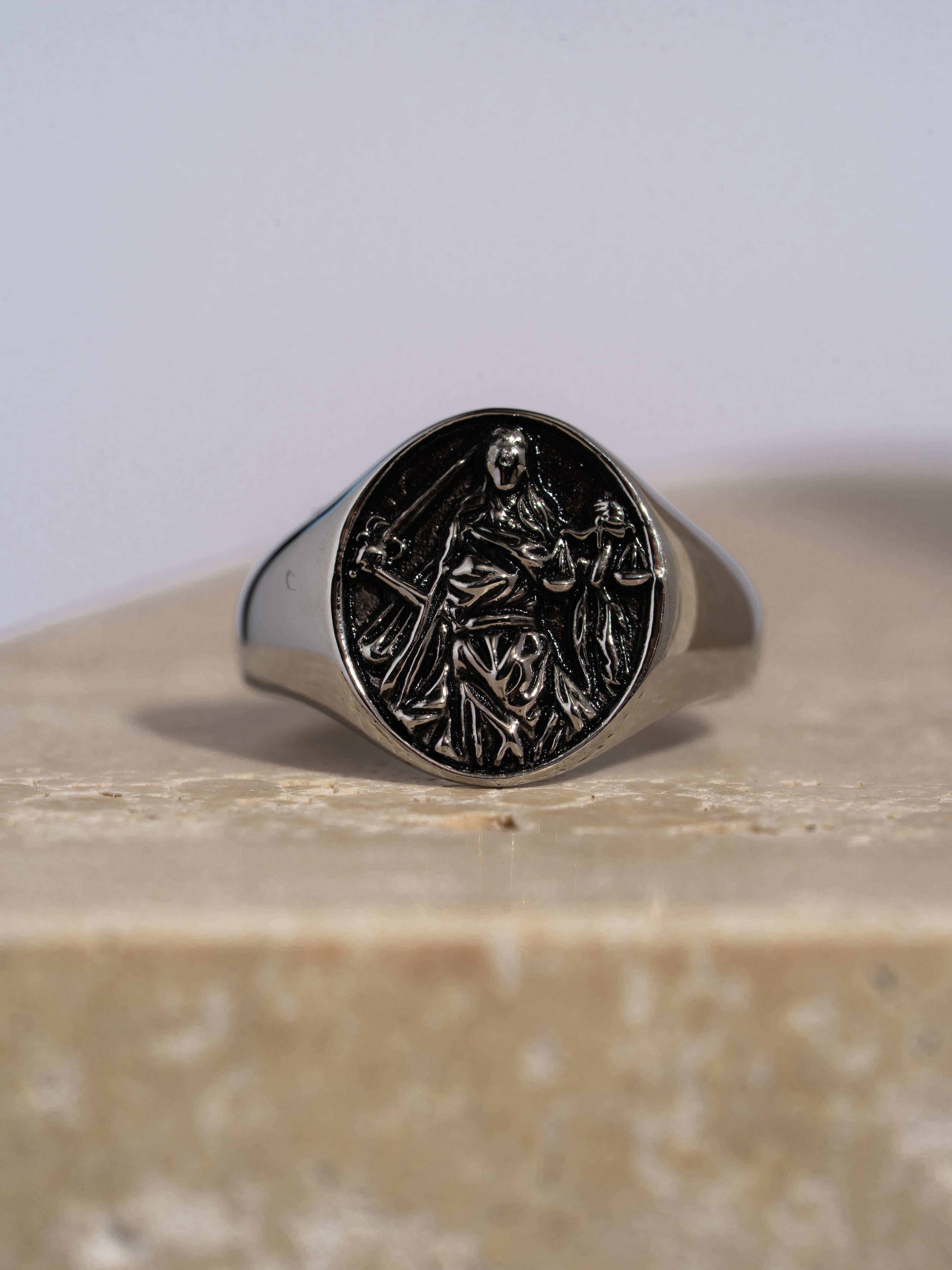 LADY JUSTICE RING