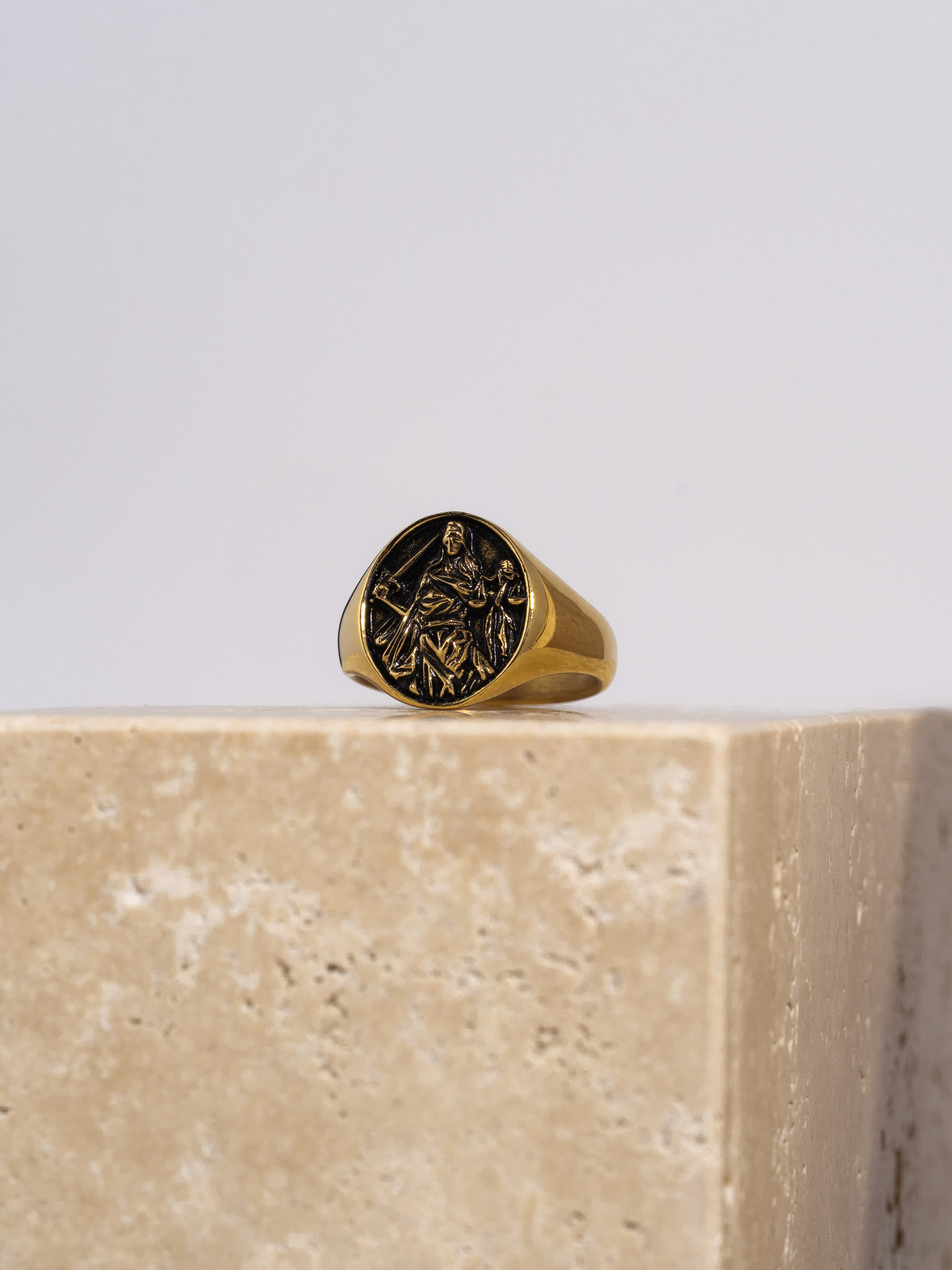 LADY JUSTICE RING
