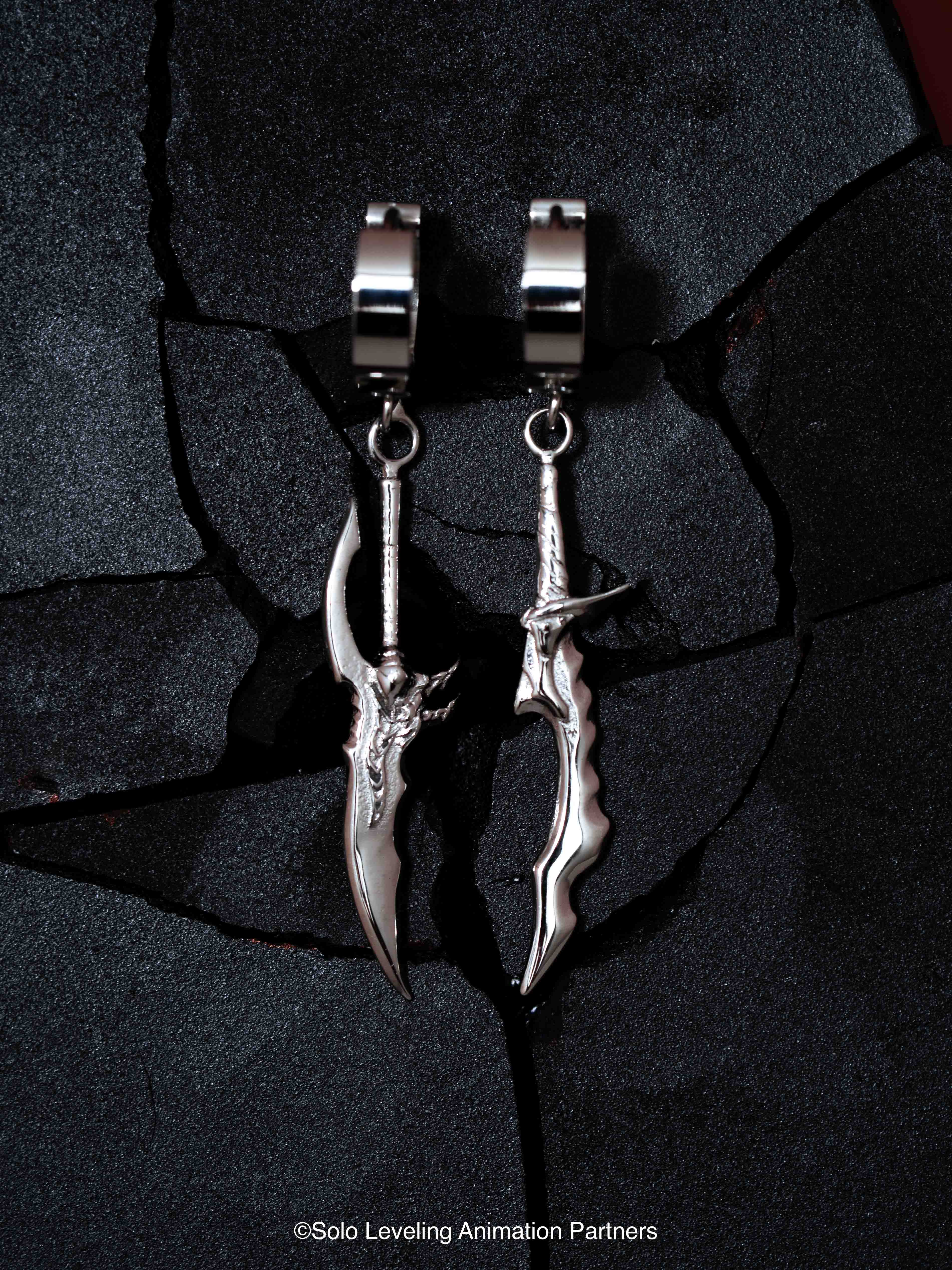 SOLO LEVELING JINWOO'S DAGGER EARRINGS